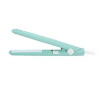 Plancha de Pelo Mini Plancha Plana, 2 en 1 Mini Eléctrica Plancha para El Pelo, Placa de Cerámica Turmalina, Plancha Plana Rulo Calefactable con Temperatura 190 °c (Green)