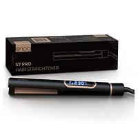 Plancha de Pelo Profesional ENOA, Tecnología Iónica para Cabello Suave y Brillante, Cerámica Avanzada Turmalina, 5 Temperaturas 150-230°C, Calentamiento Ultrarrápido, Función Turbo y Memoria, Digital