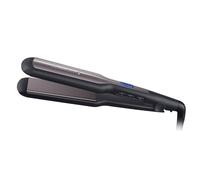 Plancha de pelo Remington S5525, plancha de placa flotante de cerámica avanzada XL, temperatura ajustable, fácil alisado