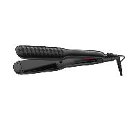 Rowenta x Karl Lagerfeld Extra Liss SF411L-Plancha de pelo con Recubrimiento de Keratina, Turmalina, pantalla LED, apagado autómatico, negro, 9 cm x 4.5 cm