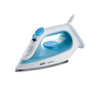 Braun TexStyle 1 SI1050BL Plancha a vapor Suela de cerámica 2000 W Azul, Blanco