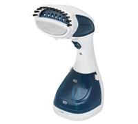 Clatronic DB 3717 Plancha Vapor Vertical, Salida Vapor Continuo 20gr min, Vapor en 00seg, 200ml, Desinfecta 1100W Blanco/azul