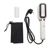 Plancha de vapor de viaje Combo Mini portátil en húmedo y seco 2 usos 1000W Potente calentamiento rápido 15S Precalentamiento 180° Mango giratorio Placa recubierta de cerámica