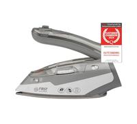 Plancha de vapor de viaje TZS First Austria | Plegable | 750 g | Planchado vertical con vapor | 110 V/240 V | Ajuste de temperatura | Incluye juego de accesorios | Suela de cerámica
