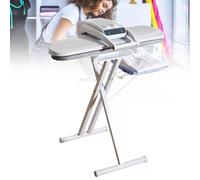 Plancha de vapor grande con pantalla LED, 1400 W/1800 W, 5 ajustes de tela, ideal para el hogar y el negocio,80cm
