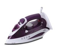 Plancha de vapor jata pl225 2200w suela de acero inox 160 g/min morado