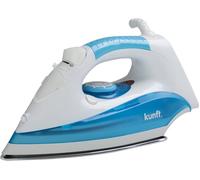 Kunt Plancha de La Ropa DE Vapor KSI-2537, 2200 W, Vapor 15g/min, Deposito de Agua de 182 ml, Antical y Limpieza Automatica, Blanco y Azul