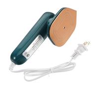 Plancha de vapor portátil de viaje (5 unidades), color verde oscuro, tamaño 22 x 9 x 8,1 cm. Ligera