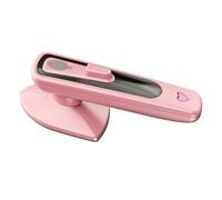 Plancha de vapor portátil para ropa, de mano, para uso doméstico, 5 unidades, color rosa