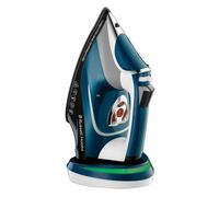 Russell Hobbs Plancha de Ropa Sin Cable Cordless One Temperature - 2600 W, Suela de Cerámica, Tecnología One Temperature, Golpe Vapor 210g, Antical, Antigoteo, Función Autolimpieza, Azul - 26020-56