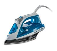 Russell Hobbs Supreme Steam Pro - Plancha de Ropa de Vapor (2600 W, Suela de Cerámica, Azul y Blanco) - ref. 23971-56