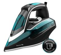 Cecotec Plancha Ropa de Vapor Anodizada Fast&Furious 6050 X-Treme. 3100 W, Bomba de Agua Automática Integrada, Apagado Automático, Vapor Continuo 75 g/min, Sensor Táctil de Control del Vapor, Negro