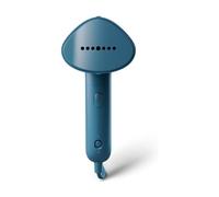 Philips Serie 3000 Plancha vertical - Vaporizador - 1000 W, 20 g/min de vapor, Depósito de agua de 100 ml extraíble, Placa de plástico, Diseño compacto y plegable ideal para viajar, Azul (STH3000/20)