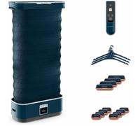 Rowenta Care For You First - Robot de planchado 1500 W, bajo consumo energético, elimina arrugas, desinfecta, refresca y elimina olores, hasta 3 prendas, diseño compacto, incluye accesorios, YR2020