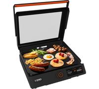 Plancha eléctrica 1b 43 cm blackstone de 1600 w de potencia