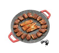 Plancha eléctrica antiadherente - Placa para cocción eléctrica en la cocina | para antiadherente - Para uso en casa, cocina, restaurante, picnic, al aire libre, parrilla, barbacoa, campo, etc