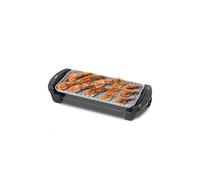 Plancha eléctrica cecotec rock&water 2000 1800w negro/gris 40 cm