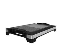 Cecotec Plancha de asar Eléctrica Tasty&Grill 2000 Inox MixStone. 2000 W, Acabados acero inoxidable, Superficie mixta, Apta lavavajillas