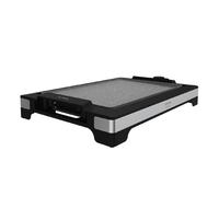 Cecotec Plancha eléctrica Tasty&Grill 2000 InoxStone. 2000 W, Placa RockStone antiadherente, Termostato regulable, 5 niveles potencia, Placa extraíble, Apta lavavajillas