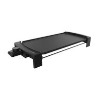 Cecotec Plancha de Asar Eléctrica Tasty&Grill 3000 Blackwater. 2600 W, Resistencia en Forma de M, Termostato Regulable, Apta para lavavajillas, Libre de PFOA y PTFE, Bandeja Recogegrasas