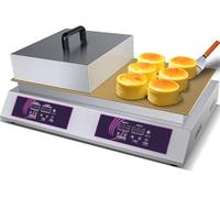 Plancha Eléctrica Comercial Para Hacer Panqueques, Soufflés, Dorayakis, Muffins Con Placa Calefactora De Cobre Y Control De Temperatura De 60-240 °c, Para Cocinas Domésticas Y Panaderías Doublehead