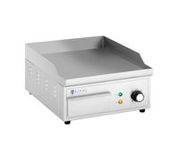 Plancha eléctrica fry-top - 350 x 380 mm - Royal Catering - lisa - 2,000 W