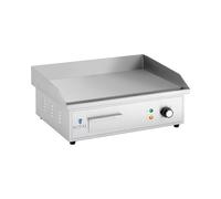 Royal Catering Plancha Eléctrica Fry-top para Hostelería RCPG42-S (Placa: 530 x 350 mm, Potencia: 3.000 W, Superficie calefactora: Lisa)