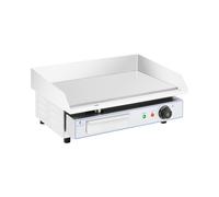 Plancha eléctrica fry-top - 550 x 350 mm - Royal Catering - lisa - 3,000 W