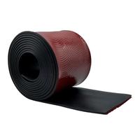Plancha Goma Adhesiva Rollo de Caucho Adhesiva Tira de Goma de Neopreno, para Protección de Suelos, Bricolaje, Antivibración, Antideslizante(120mm x 5mm x 3m)