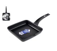 Plancha Grill Antiadherente Eficiente Cm 22 Negro Pinti Inox