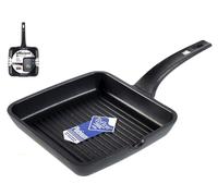 Plancha Grill Antiadherente Eficiente Cm 28 Negro Pinti Inox