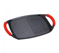 PLANCHA GRILL DE INDUCCION 47CM CON REVESTIMIENTO DE PIEDRA