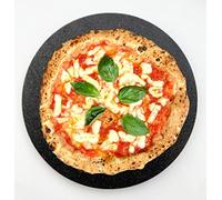 Plancha lisa de piedra volcánica ollar - Refractaria del etna para horno eléctrico & gas, barbacoa, parrilla para pizzas y carnes. Medidas a elegir (diámetro 50)