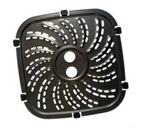 Plancha para Airfryer, 8 QT, de acero al carbono con doble capa antiadherente y asa, para PowerXL Pro Air Fryer Plus (19,4 x 19,2 cm)