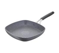 Plancha Para Asar Lagostina 012163040926 TEMPRA MINERAL Gris