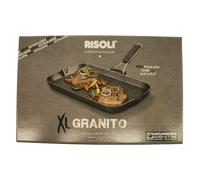 Plancha Para Asar Risoli HALLOWEEN, Modelo 0090GRL 43HS, Color Gris Oscuro, Para