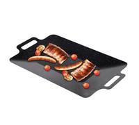 Plancha Para Cocinar En La Parrilla | Sartén Para Freír Y Al Grill | Plancha para Tortitas que Calienta de Forma Uniforme con Base Difusora | para Cocina Casa Exterior Restaurante