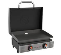Plancha para colocar 22" (56 cm) con tapa, fachada de acero inoxidable