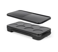 Plancha para crepes 2 en 1 Livoo 1500 W 8 mini crepes placas extraíbles