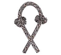 Plancha para rizar sin calor, herramienta de peluquería con método de rizado suave para niña para el hogar(Leopardo)