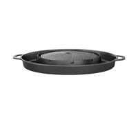Plancha Parrilla Para Fogones Y Hotpot 2 En 1,Parrilla Y Plancha De - Antiadherente Portátil Para Cocina Mesa Cocción Horno Ahumador Barbacoa Camping