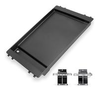 Plancha profunda de hierro fundido 7566 para Weber Genesis 300, placa de plancha esmaltada de 19.4 x 12.8 pulgadas, para parrillas de gas E-310 E-320 E-330 S-310 S-320 S-330