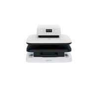 LOKLIK Prensa Térmica Automática Prensa Térmica Blanca - Adhesivo Térmico Impresión Textil - Prensas Térmicas de Vinilo Transfer Para Camisetas, Bolsos, Bolsas y Otros Textiles Maquina de Sublimacion
