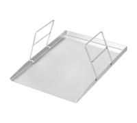 Plancha universal de acero inoxidable para barbacoas de carbón vegetal y la mayoría de barbacoas de gas en uso doméstico, barbacoas, etc. (40 x 30 cm)