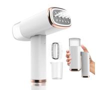 Plancha Vertical Vapor, 1000W Plancha de Vapor portátil, Cepillo de Vapor para Ropa, Calentamiento Rápido 20s, Vapor 25g/min Potente, Compacto y Portátil para el Hogar, Oficina, Viajes