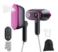 Plancha Vertical Vapor 2 en 1-Vaporizador de Mano para Ropa y Plancha Ropa, Plancha Ligera de Viaje de 1200 W (0,8 kg) -3 Modos de Vapor, Depósito de 165 ml y Pantalla LED - Ideal para Casa Accesori