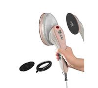 Plancha Vertical Vapor EFFEKTIV, 1800W, 3 en 1 Vapor Vertical Premium, Plancha Ropa con Suela Cerámica, Cepillo de Vapor, Depósito 250ml, Vapor Continuo 750mg/sec, Pantalla led, Autoapagado, Cable 3m