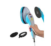 Plancha Vertical Vapor EFFEKTIV, 1800W, 3 en 1 Vapor Vertical Premium, Plancha Ropa con Suela Cerámica, Cepillo de Vapor, Depósito 250ml, Vapor Continuo 750mg/sec, Pantalla led, Autoapagado, Cable 3m
