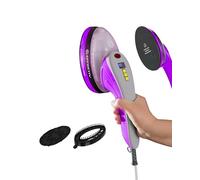 Plancha Vertical Vapor EFFEKTIV, 1800W, 3 en 1 Vapor Vertical Premium, Plancha Ropa con Suela Cerámica, Cepillo de Vapor, Depósito 250ml, Vapor Continuo 750mg/sec, Pantalla led, Autoapagado, Cable 3m