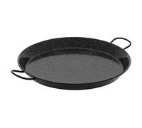 Plancha vitrificada (L x An: 43 x 43 cm, Diámetro: 43 cm, Chapa niquelado brillante)